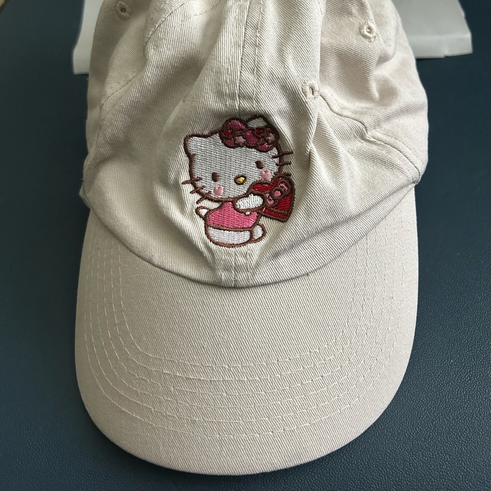 Sanrio Hello Kitty Cream and Pink Kids Hat